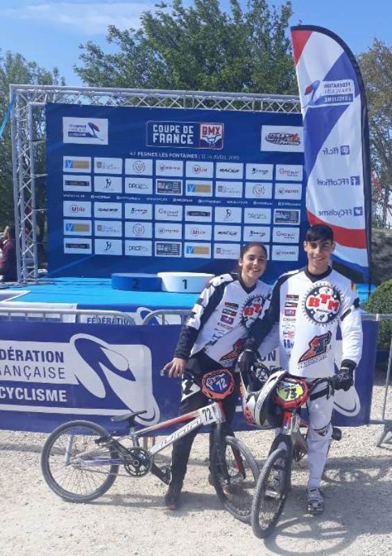 Carla Gómez, bronce en la Copa de Francia de BMX 