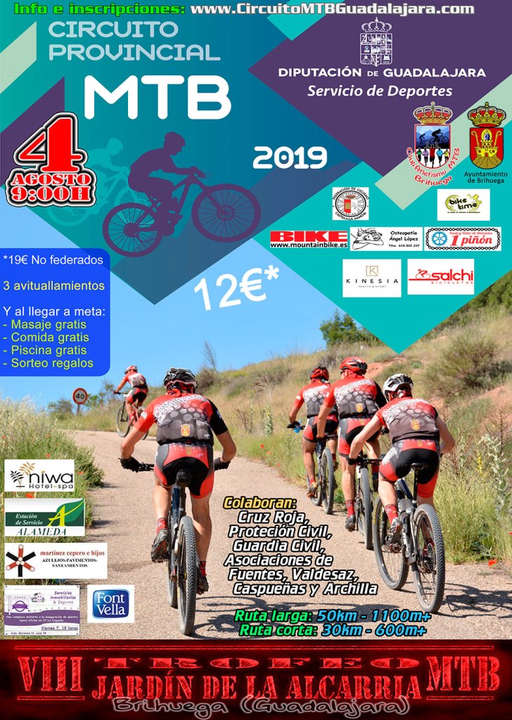 VIII edición de la MTB Jardín de la Alcarria en Brihuega